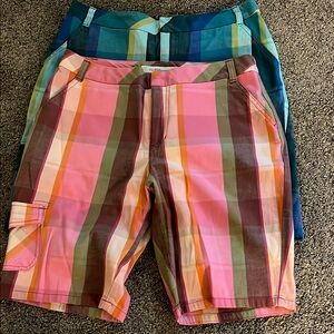 ♥️♥️Croft & Barrow Pink and Orange Cargo Shorts♥️♥️